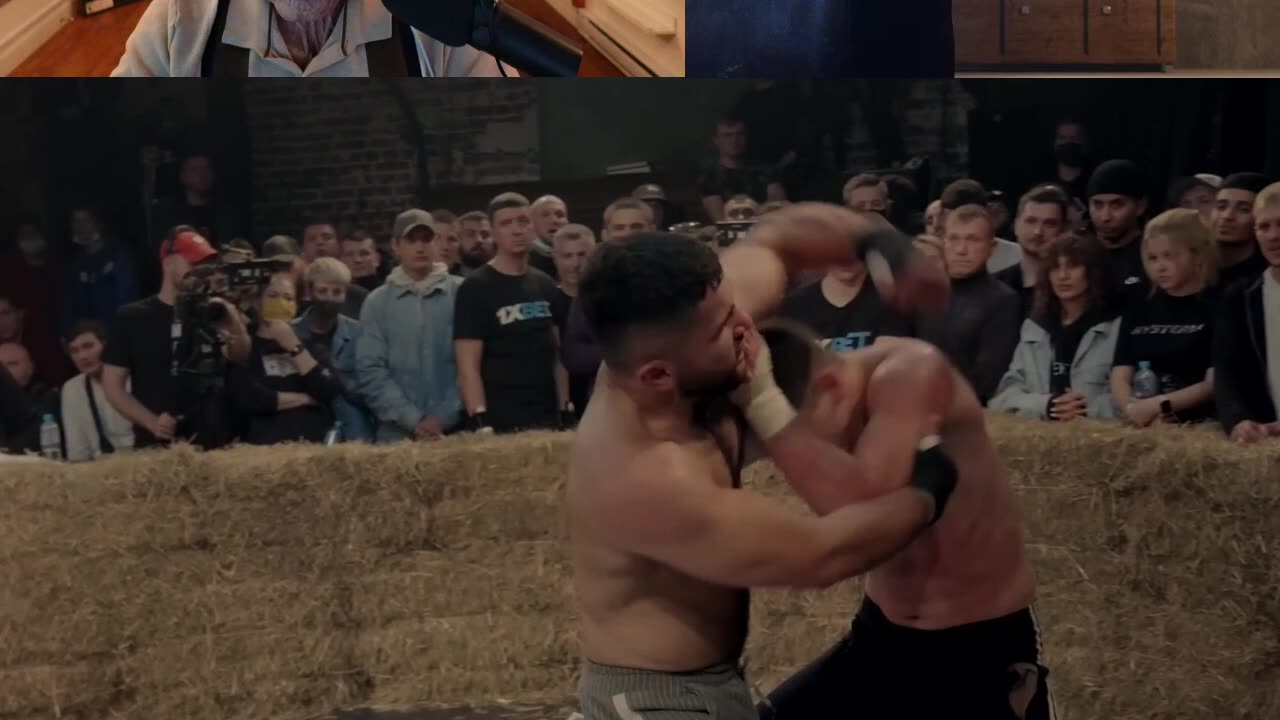 Warrior Bare Knuckle Fight - Old Man React