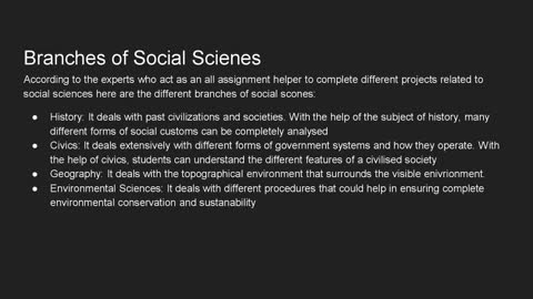 What are Social Sciences?