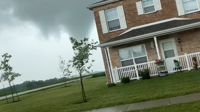 Tornado Touches Down as Residents Evacuate