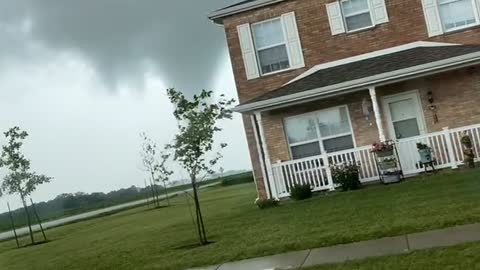 Tornado Touches Down as Residents Evacuate