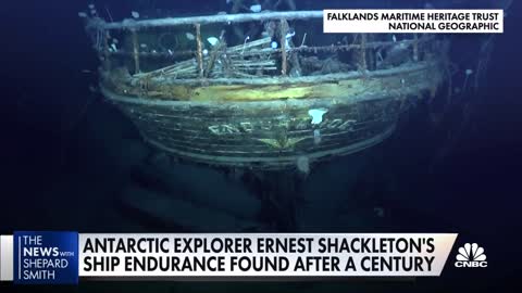 Shackleton's ship, Endurance, discovered 2 miles deep in Antarctic