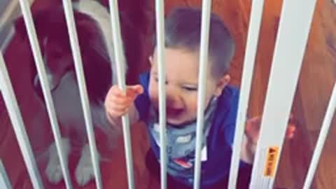 My Son’s First Day Crawling, Standing and Incarcerated