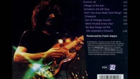 Frank Zappa - Son of Orange County - Trouble Everyday - LIVE