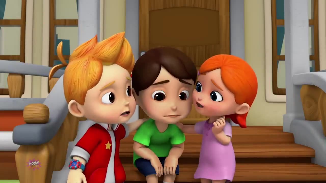 Five little babies song cartoon