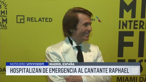 Hospitalizan de emergencia al cantante Raphael: esto se sabe de su condición de salud