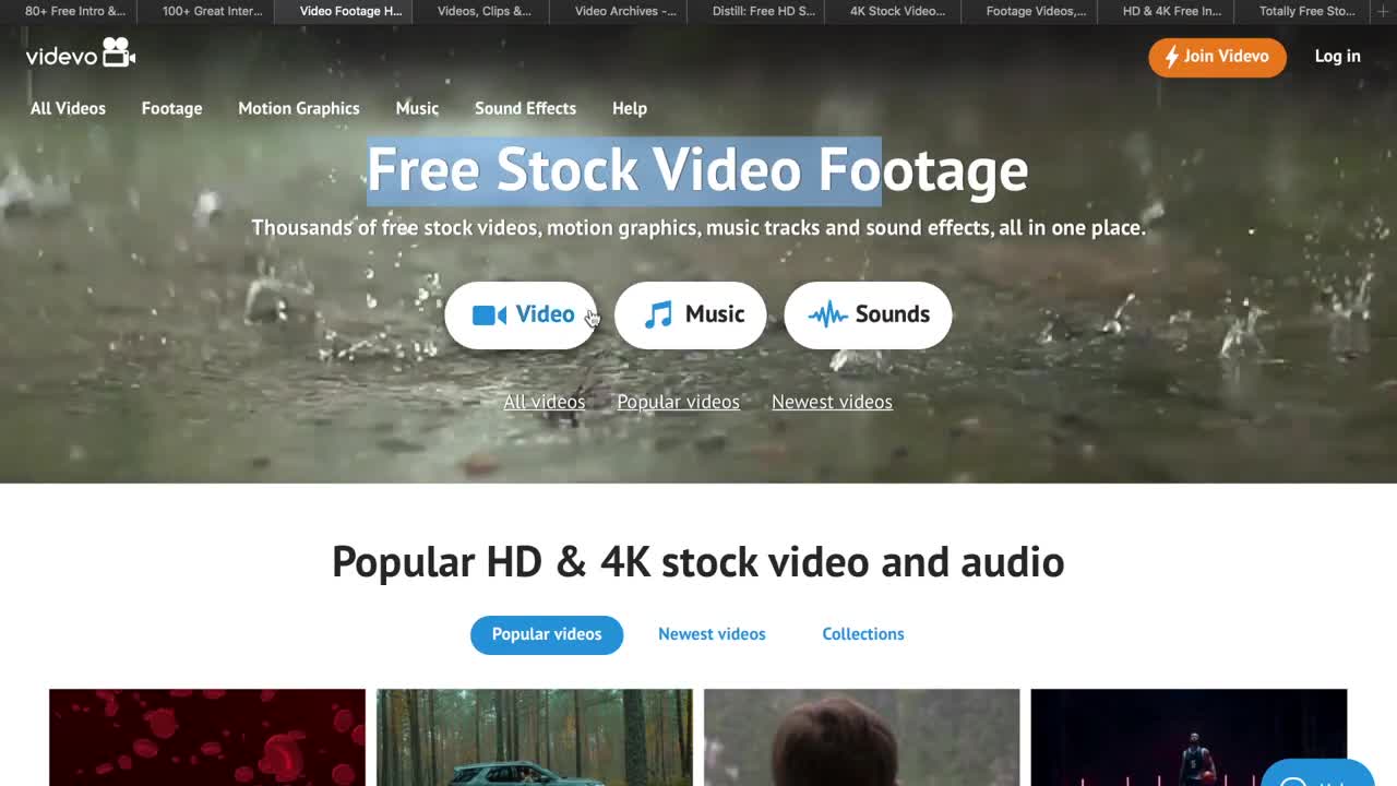 10 Free Stock Video Sites For Youtube videos