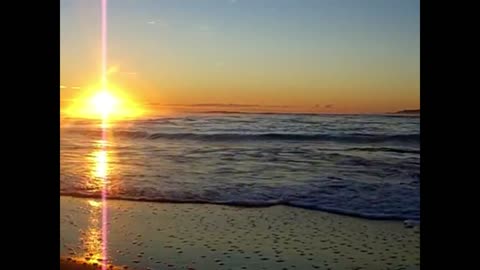 Stock Nature Footage Coastal Sunrise on the Eastern Shores of Tasmania