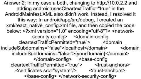 axios giving AxiosError Network Error in react native