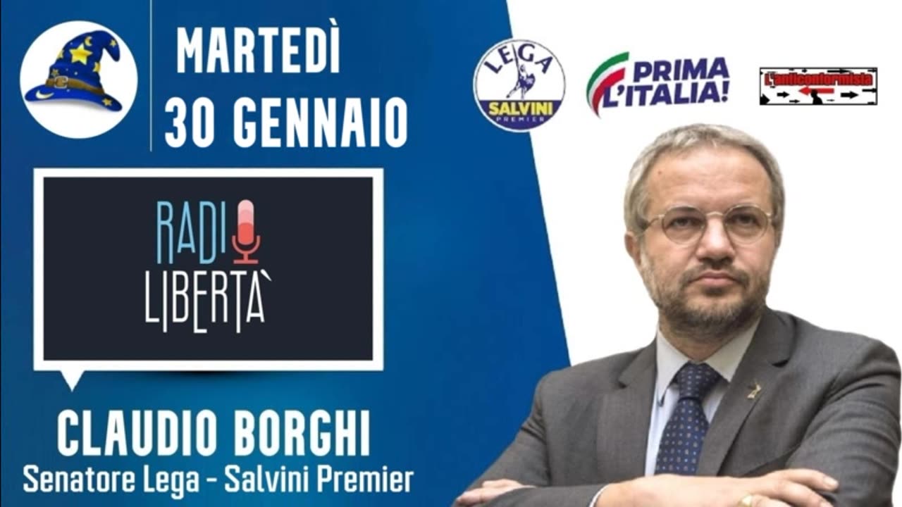 🔴 54ª Puntata della rubrica Scuola di Magia di Claudio Borghi su Radio Libertà (30/01/2024) #OMS