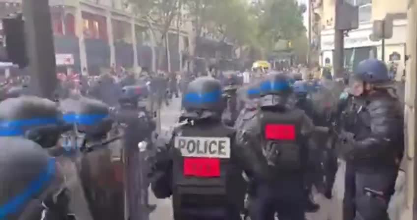 Protests in Paris