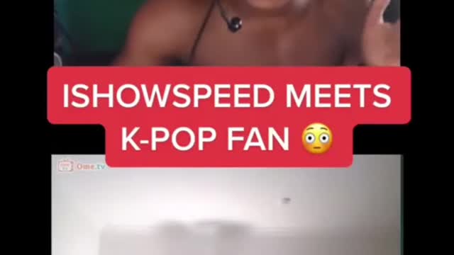 ishowspeed meets K-POP fan #shorts