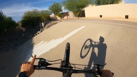 MTB wheelie practice - Ditch rd 2