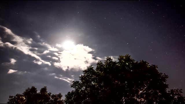 moon in timelapse