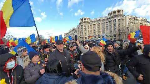 Poporul s-a UNIT! Diana Iovanovici-Șoșoacă participă la marele protest din 21 decembrie 2021