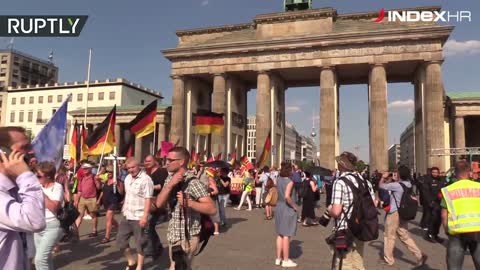 Njemački prosvjednici u sukobu s policijom