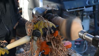 The Start of Turning A Mushroom