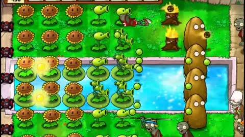 Plants vs Zombies Aventura Piscina Nivel 3 9