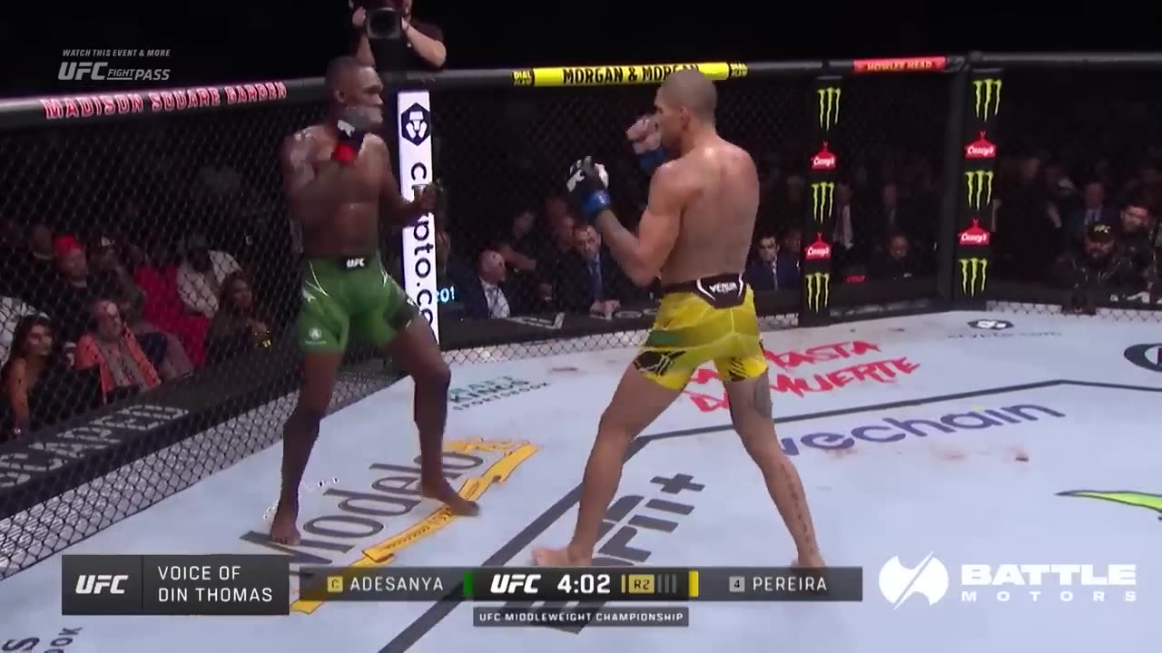 Alex Pereira vs Israel Adesanya 1 - FREE FIGHT UFC 287