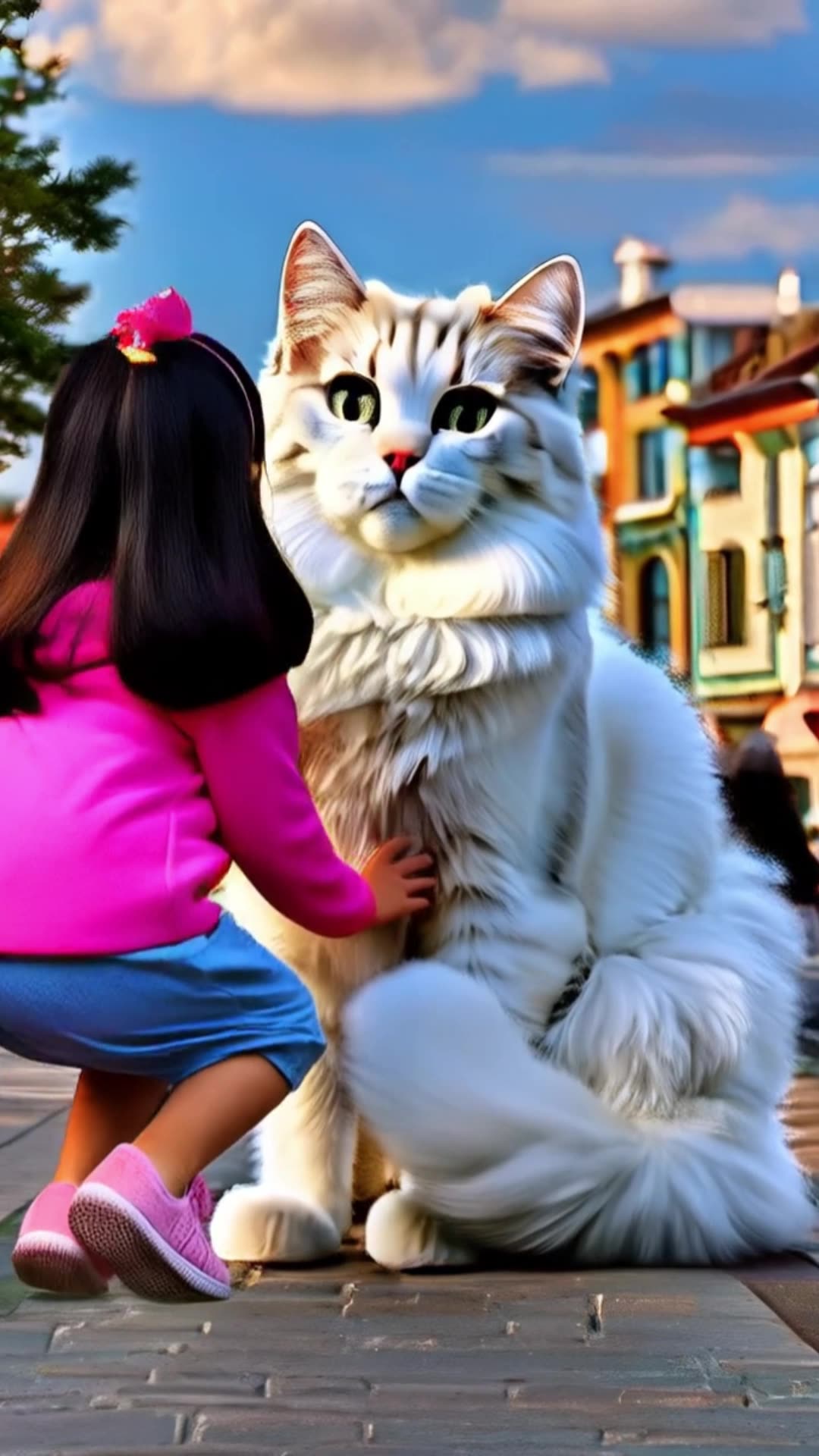 Kitty Rumble Kitty Love: A Little Girl's Heartwarming Bond with Her Cat