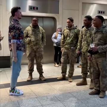 amazing surprise to soldiers