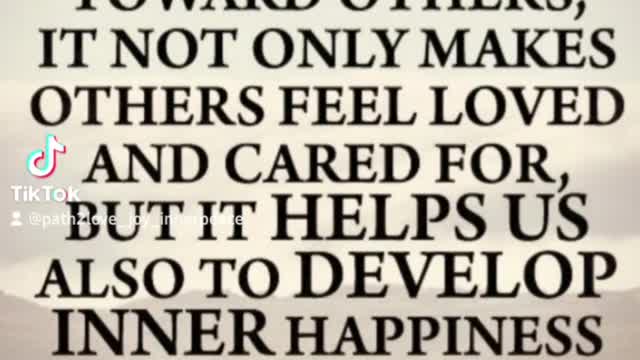 Welcome the Feeling of Love & Kindess and Feel the Freedom of Inner Peace & Joy💖