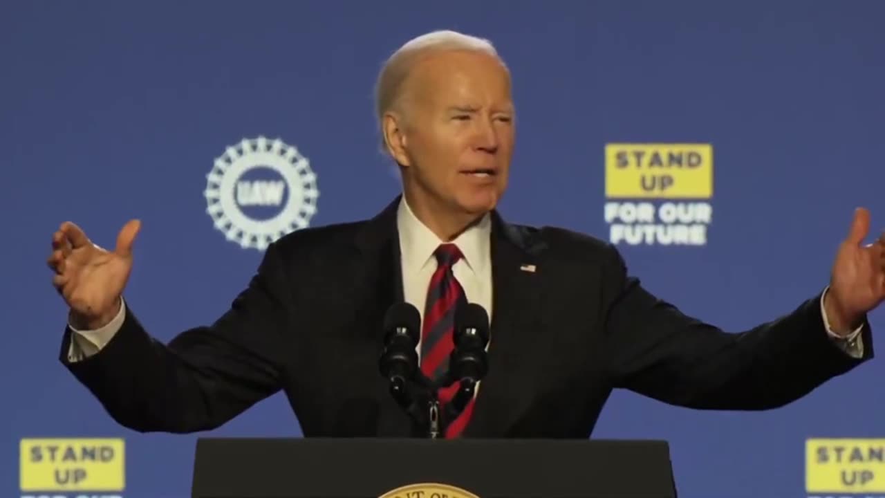 Biden Starts Screaming About American Products