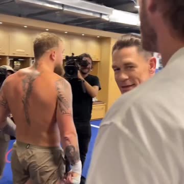 Jake & Logan Paul meet John Cena