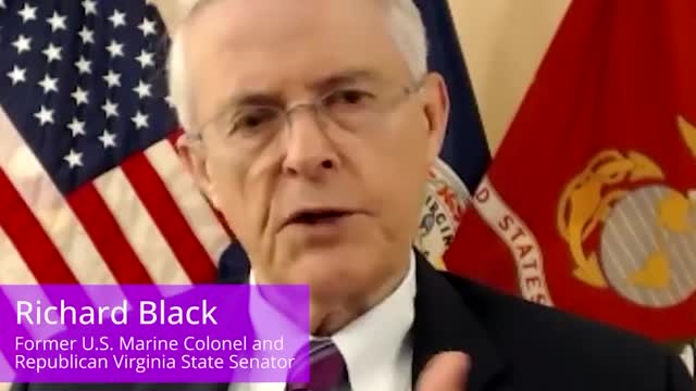 Former US Marine Colonel and Virginia state senator Richard Black