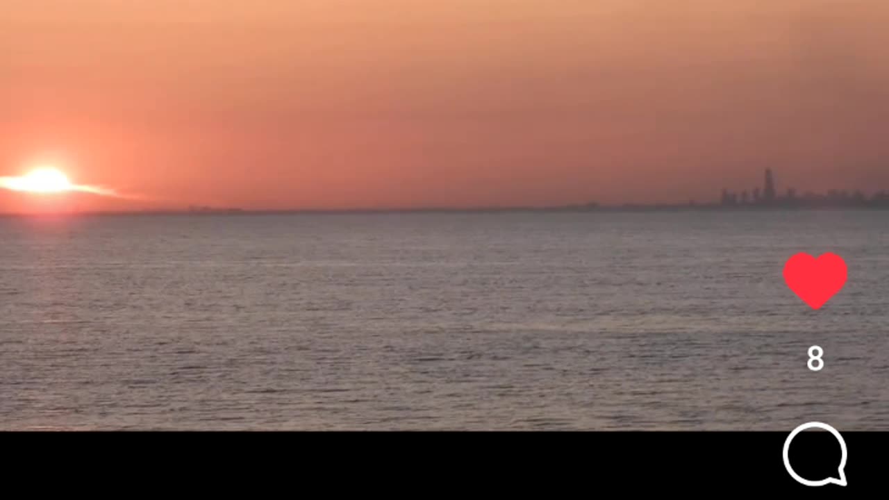 Lake Michigan Chicago Sunset