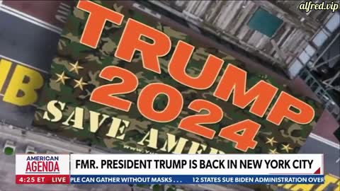 Alfred Speaks On President Trump Returning To New York