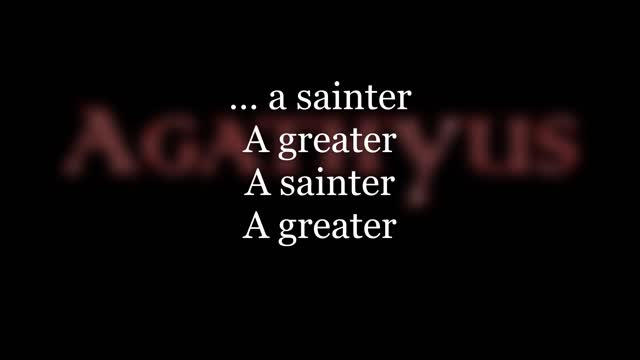 Agathyus ¬ Sainter (official lyrics¬audio)