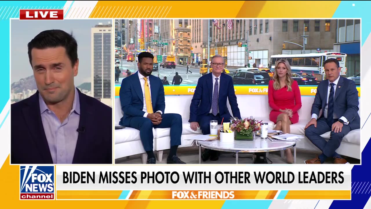 GLOBAL GAFFE Biden misses G-20 family photo