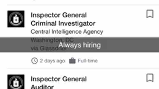 CIA Always hiring