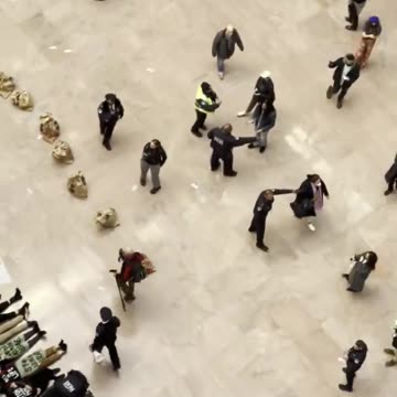 JUST IN: Anti-Israel Protestors Occupy The Hart Senate Office Building