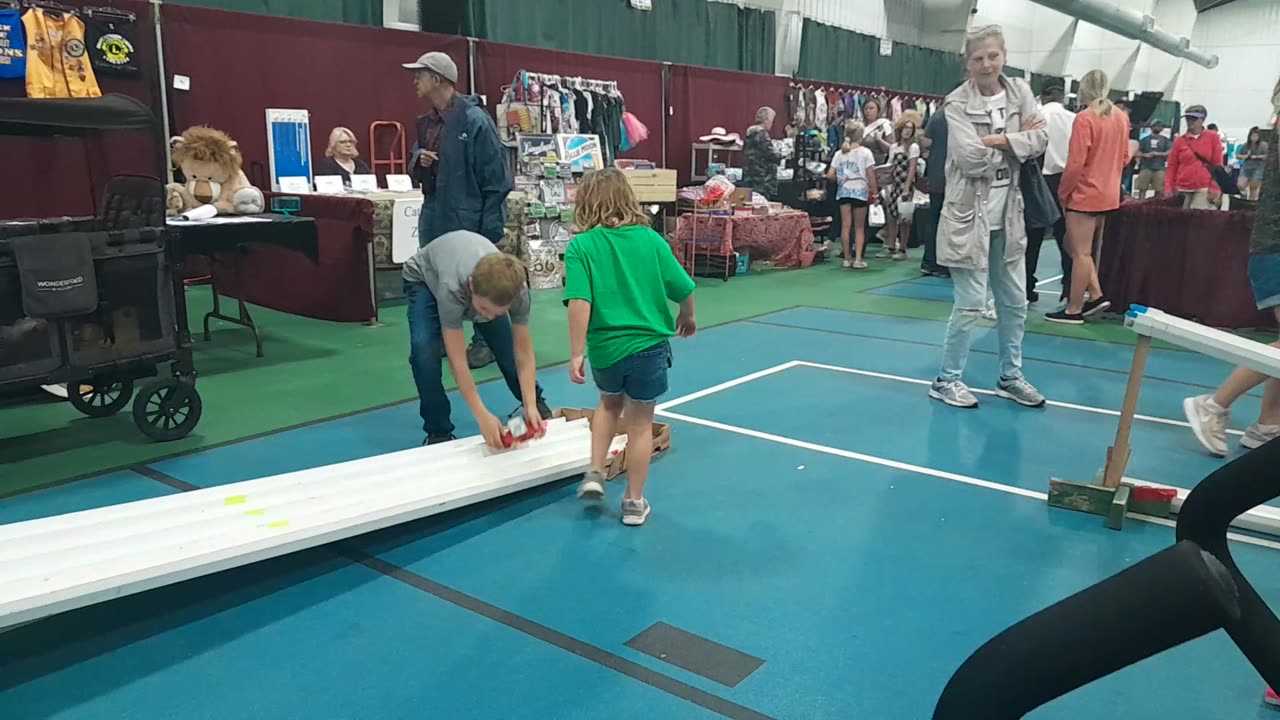the kids just playing