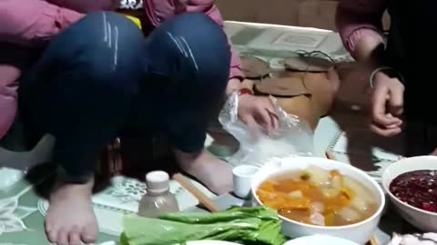 meal of beautiful sisters