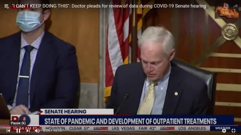 Cure for Covid, Ivermectin ! Senate Hearing