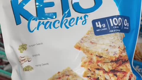 Found these low carb crackers this weekend and they are GOOD!