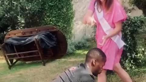 Projet Mbappé doing gender reveal