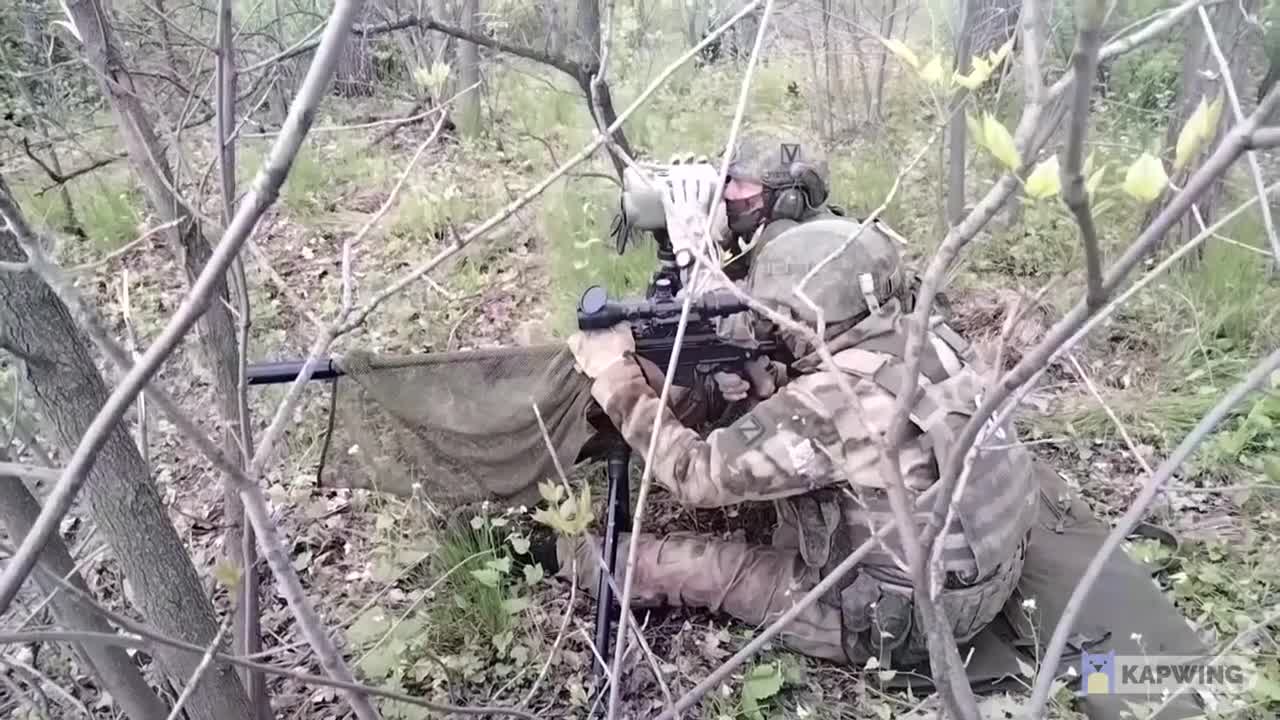 Russian paratroopers battle groups in action with support of artillery and amors in Ukraine