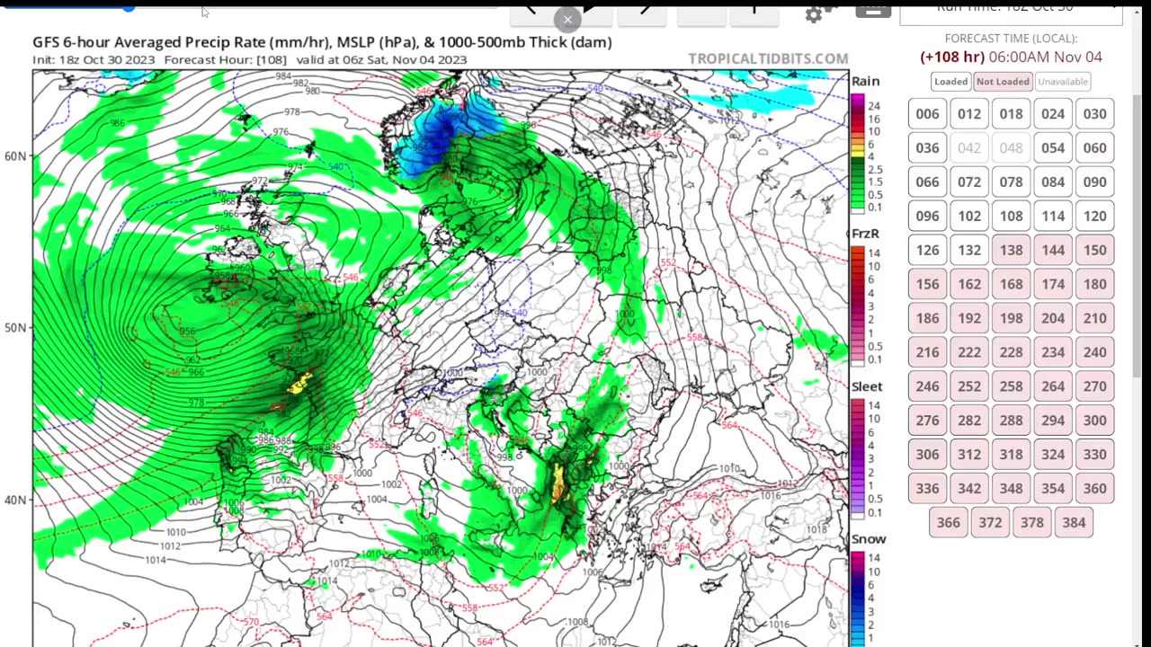 #StormCiarán model update