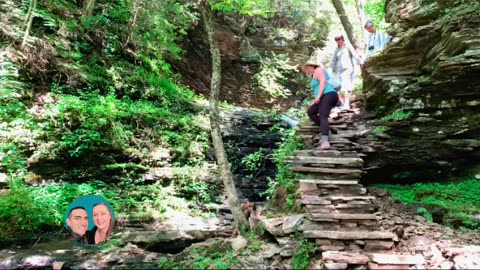 STAIRS TO THE NEXT WATERFALL