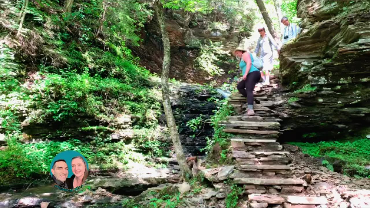STAIRS TO THE NEXT WATERFALL