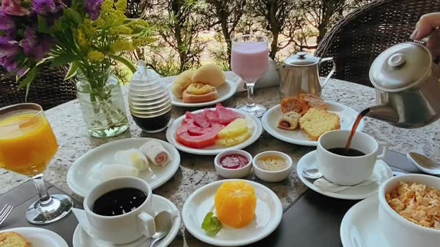 Amazing breakfast in Natal/RN in Brazil