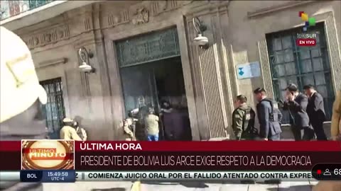 Breaking: Bolivia’s presidential palace is being stormed in an apparent military