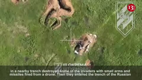 Surrounded in the trench, Russians didn’t surrender, they fought till the end and were killed