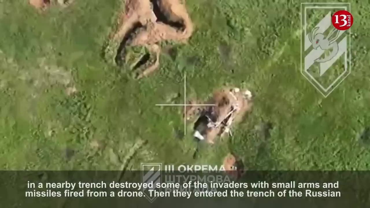 Surrounded in the trench, Russians didn’t surrender, they fought till the end and were killed