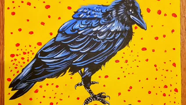 The Crows Painting Timelapse