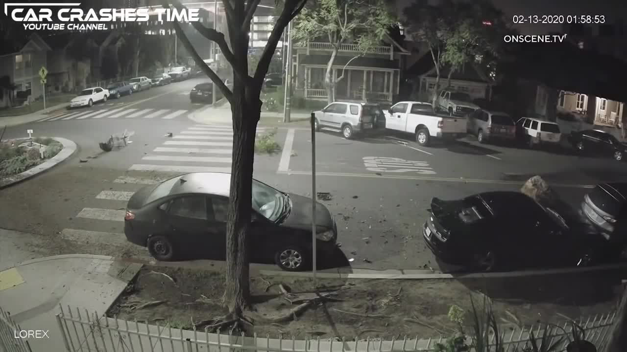 Damage on the road