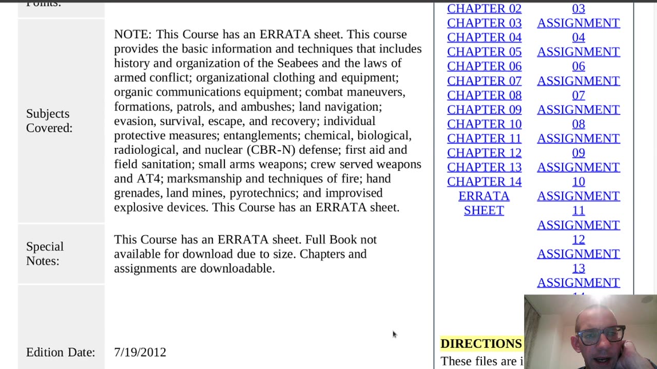 Summary of NAVEDTRA 14234A - Seabee Combat Handbook, Volume 01